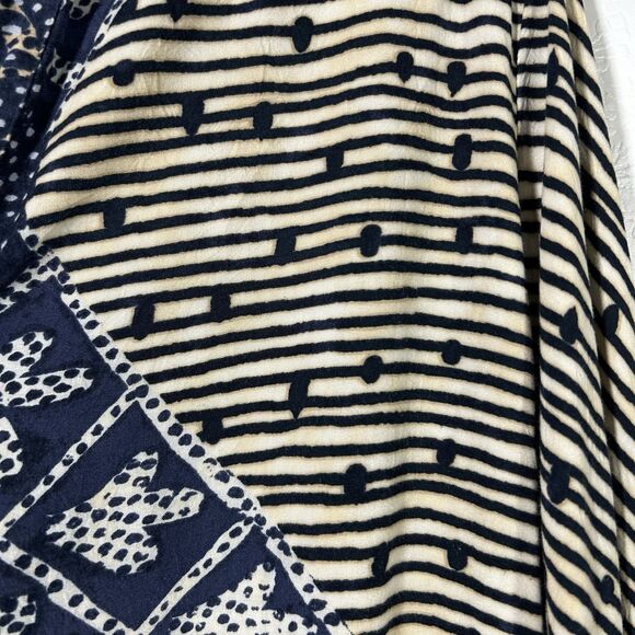 Vintage Jams World Tapa Print Pullover Rayon Tunic Top Sz S Batik Tropical Boho - Picture 10 of 16